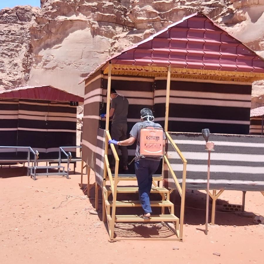 Rainbow Camp Hotell Wadi Rum Eksteriør bilde